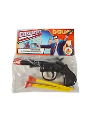 Пистолет со стрелами на присосках Спецагент (156608) (116) (Bauer) (Занимательные игрушки) (3+) (упаковка)