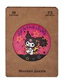 Пазл  фигурный 73 дет. Sanrio Mashrooms (8+) (дерев. коробка)