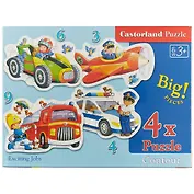 Пазл Castorland Профессии 3*4*6*9эл., 16*11см В-005055