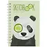 Скетчбук А5 60л "Панда" 120г/м2, тв. обложка, софт. тач, евроспираль - 0