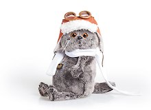 Игрушка мягкая Budi Basa, Басик в шлеме и шарфе 19см