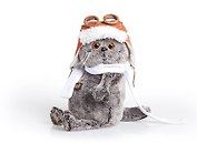 Игрушка мягкая Budi Basa, Басик в шлеме и шарфе 19см
