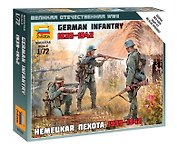 Сборная модель «Немецкая пехота 1939-1942», ZVEZDA (6105)