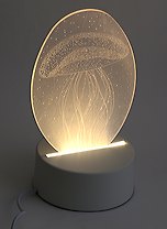 Светильник LED 3D Медуза (19х11) (ПВХ бокс)