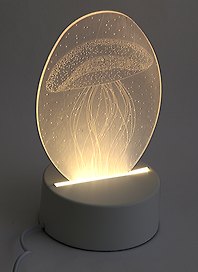 Светильник LED 3D Медуза (19х11) (ПВХ бокс)