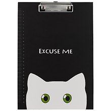 Планшет «Excuse me», А4, ламинированный картон, с подвесом, в индивидуальной упаковке, в ассортименте
