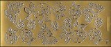 Контурные наклейки Большие розы (2.0470) (лист) (зол.) (10х23см)