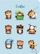 Блокнот Совы (мини) (Инга Пальцер)