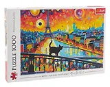 Пазл Кот в Париже (Cat in Paris), 1000 деталей.  68,3х48 см.