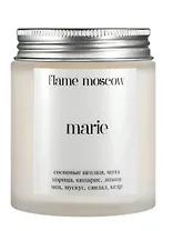 Свеча ароматическая Marie (Сосновая хвоя,Мята,Кипарис,Лимон,Мох,Мускус,Сандаловое дерево,Кедр) (110мл) (flame-MC004)