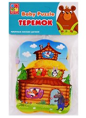 Мягкие пазлы Baby puzzle Vladi Toys Сказки Теремок NEW
