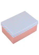 Коробка подарочная "Полосочки" 17*11*7.5см. картон
