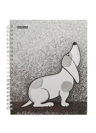 Тетрадь 100л кл. "DOGS" тв.обл, евроспираль, мат.лам., выб.УФ-лак, ассорти, MARKER ARTE