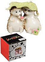 Фигурка Ежики под листком (7х8х5) (450-561)
