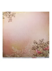 Бумага д/скрапбукинга двусторон. Райские Птицы Сказочный Сад (SCB220606302) (30,5х30,5см) (10шт.)