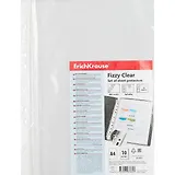 Папка-вкладыш А4 10шт "Fizzy Clear" 40мкм, прозрачный, Erich Krause