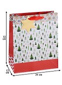 Подарочный пакет «New year forest» А4 - 2