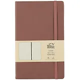 Книга для записей А5 96л тчк. "Joy Book. Горячий шоколад" иск.кожа, тв.переплет, ляссе, резинка, инд.уп.