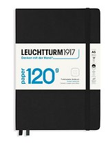 Книга для записей A5, 100 листов в точку "Edition 120G", твердая обложка, черный, Leuchtturm1917