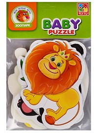 Мягкий пазл «Зоопарк», Vladi Toys