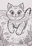 Раскраска. Милые котики - 2