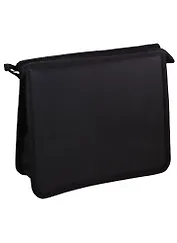 Папка для тетрадей А5 23*20*5см полипропилен, молния, черн.