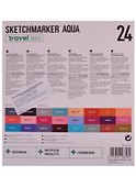 Маркеры акварельные «Aqua Pro Travel Set», 24 цвета, Sketchmarker - 2