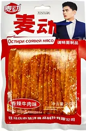 Соевое мясо Мучные полоски со вкусом пряной говядины, 76г