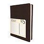 Записная книжка А6+ 136л кл. "Maple. Brown" иск.кожа с поролоном, ляссе, скругл.углы, инд.уп.