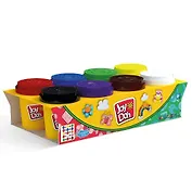 Масса для лепки Joy Doh, набор из 8 баночек с тестом, (8 х 56 г)