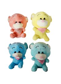 Мягкая игрушка Медведь с большой головой (11094600) (4 цвета) (15 см)