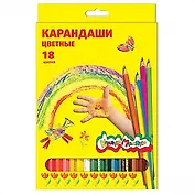 Карандаши цветные Каляка-Маляка, 18 цветов