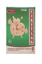 Веселые часы (без механизма) (F008A) (4/20) (сборная деревянная модель)