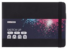 Скетчбук «Sketch Up. Черный» 210 х 148, 80 листов, 140г/м2, резинка