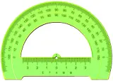 Транспортир большой, 12см