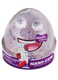 Игрушка-лизун «Жидкое стекло с конфетти и ароматом барбариса», Nano Gum