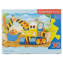 Пазл «Экскаватор» 30 элементов, миди, Castorland
