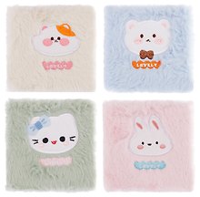 Записная книжка А6 "Fluffy", 96 л. в линейку, в ассортименте
