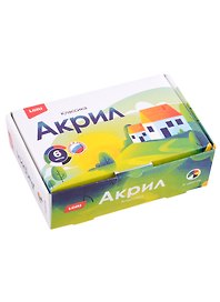 Краски акриловые LORI "Классика", 6 цветов по 20 мл