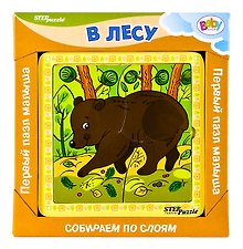 Пазл Первый пазл малыша -2 В лесу Step puzzle 89014