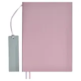 Ежедневник учителя А5 160л "ШЕВРЕТ СИРЕНЕВЫЙ" кожзам, блинт.тисн., цветн.срез, два ляссе, закладка из иск.кожи