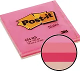 Блок бумаги 76*76 самоклеящийся Post-it 100л, "Клубничная Радуга", 3M
