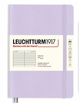 Книга для записей A5, 61 лист в линейку "Smooth Colours", мягкая обложка, цвет сиреневый, Leuchtturm1917