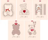 Тетрадь в клетку Hatber, "Любимые медвежата", 48 листов, в ассортименте