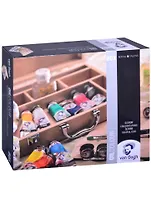 Краски масляные Van Gogh "Базовый" 10цв 40мл, аксессуары, дер.кор., Royal Talens