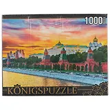 Пазл 1000 Konigspuzzle Россия Московский Кремль (ГИК1000-8227) (коробка)
