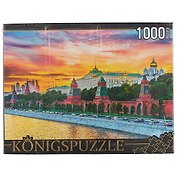 Пазл 1000 Konigspuzzle Россия Московский Кремль (ГИК1000-8227) (коробка)