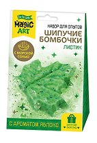 Набор для опытов "Шипучие бомбочки. Листик"