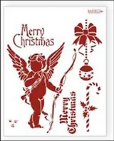 Трафарет пластиковый многоразовый Конфетка (20х25) (НГ004)