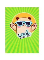 Книга для записей А5 100л "Super Cool 4" 7БЦ, глянц.ламинация, дизайнерск.блок